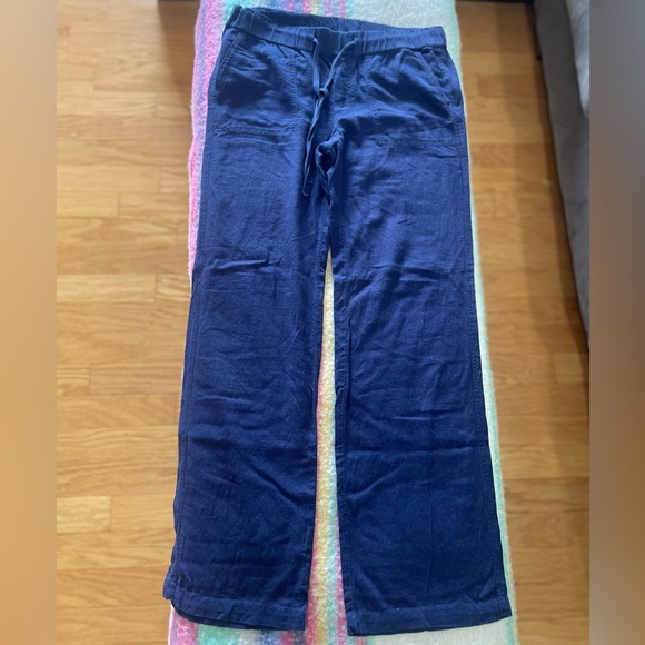 Caslon Wide Leg Linen Pant - Picture 3 of 10